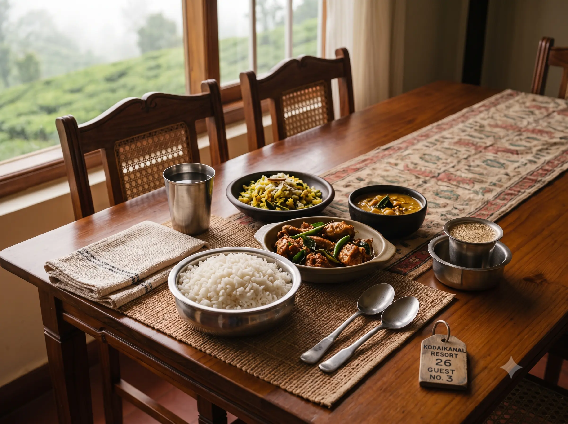 Homemade food atmosphere
